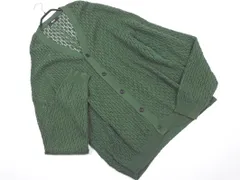 glamb グラム 透かし編み カーディガン sizeS/緑 ■◇ メンズのサムネイル