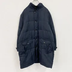 INTERMEZZO ダウンジャケット ダウンコート ダウン80% 紺 ネイビー 2Lサイズ 古着【値引き交渉OK!】のサムネイル