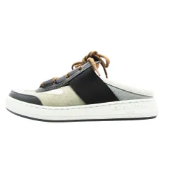 極美品 LOUIS VUITTON ルイヴィトン スニーカー サンダル スリッポン スエード ルース・ライン 靴 35 22.5cm 黒 レディース 【中古】