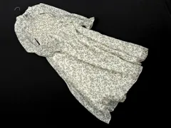 tocco closet トッコクローゼット 花柄 ロング ワンピース sizeM/白 ■◇ レディース