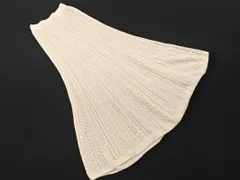 UNIQLO INES DE LA FRESSANGE ユニクロ イネス ニット ロング スカート sizeS/アイボリー ■◇ レディース