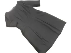 23区 大きいサイズ シルク混 ワンピース size44/黒 ■◇ レディースのサムネイル