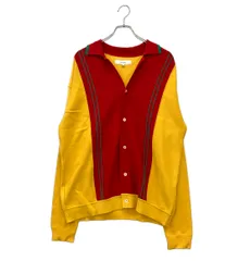 サスクワァッチファブリックス 長袖カーディガン イエロー レッド ストリート 21SS-knn-001 メンズ SIZE Large (L) SASQUATCHfabrix.のサムネイル
