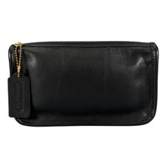 COACH コーチ オールドコーチ レザーポーチ ヴィンテージ 黒 - メルカリ