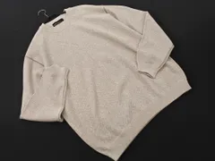 green label relaxing グリーンレーベルリラクシング ユナイテッドアローズ ニット セーター sizeL/ライトベージュ ■◇ メンズ