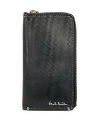 Paul Smith ブラックレザーポーチ - メルカリ