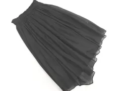 新品 ADIEU TRISTESSE アデュートリステス ペチコート付き フレア スカート size38/黒 ■◇ レディースのサムネイル