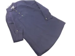 Le minor ルミノア プルオーバー シャツ size38/紺 ■◇ レディースのサムネイル