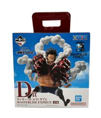 미품 반다이 ONE PIECE 이치 반 쿠지 원피스 TV 애니메이션 25주년~해적왕에의 길~ D상 MASTERLISE EXPIECE 원숭이·D·루피 기어 4 피규어