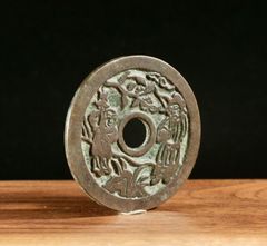 中古 旧蔵 老銅花銭 人物故事文 絵銭 中国古銭 コレクション品 CL0471