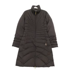 MONCLER モンクレール 茶タグ MARTINA ダブルジップ MARTINA ダウンコート アウター ダークブラウン 1 S レディース  【中古】
