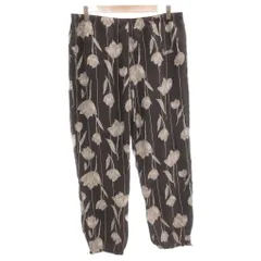 シュプリーム SUPREME 19SS Floral Silk Track Pant トラック パンツ フローラル シルク イージー 総柄 ロゴ刺繍 M グレー ベージュ /FF ■GY18のサムネイル