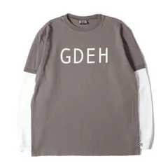 GOOD ENOUGH グッドイナフ Tシャツ グレー ホワイト サイズ:L | 00s GDEHロゴ 切替し ロングスリーブ Tシャツ | 00年代 アーカイブ | トップス カットソー 長袖【メンズ】【中古】のサムネイル