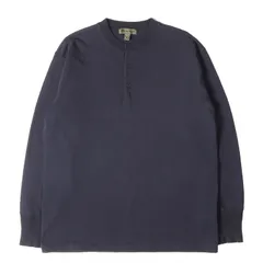 Nigel Cabourn ナイジェルケーボン Tシャツ ネイビー 紺 サイズ:50 | ヘンリーネック ロングスリーブ Tシャツ | 日本製 | トップス カットソー 長袖【メンズ】【中古】のサムネイル