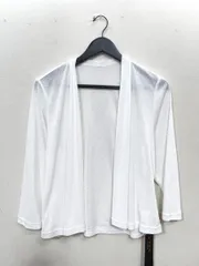 新品 EVEX by KRIZIA エヴェックス バイ クリツィア ショール カーディガン size40 (M相当)/白 ■■レディースのサムネイル