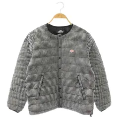 ダントン DANTON DT-A0001 NNP ダウンジャケット インナー クルーネック 千鳥格子 M ブラック ホワイト /HK ■GY18のサムネイル