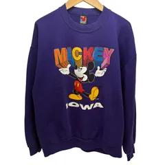 【中古品】 DISNEY ディズニー 90'S MICKEY PRINT SWEATSHIRT ミッキーマウス スウェット トップス トレーナー 【146-260519-yt-03-fur】