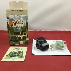 02 未使用品 TINY-Q タイニーQ SUZUKI JIMNY Camping  スズキ ジムニー プルバックカー アズールグレーマット ブラインドボックス 送料込みのサムネイル