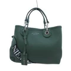 エンポリオアルマーニ EMPORIO ARMANI MyEA ハンドバッグ ショルダー 2WAY ロゴレタリング 緑 グリーン /UO ■GY62のサムネイル