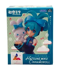 美品 セガ Luminasta 初音ミク × シナモロール フィギュア
