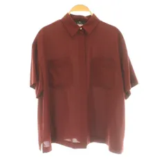 ピーエスポールスミス PS Paul Smith ポケット シャツ 半袖 38 ボルドー /SS ■OSのサムネイル