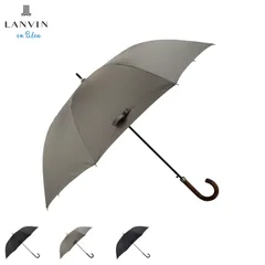 ランバンオンブルー LANVIN en Bleu 長傘 雨傘 メンズ レディース 65cm ワンタッチ開閉 耐風 軽量のサムネイル