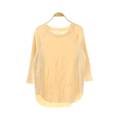 プラージュ Plage 21SS カットソー 七分袖 コットン オレンジベージュ /NRのサムネイル