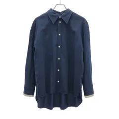 MARNI マルニ 25SS トロピカルウールロングスリーブシャツ CAMA0613UD ブルー 42のサムネイル