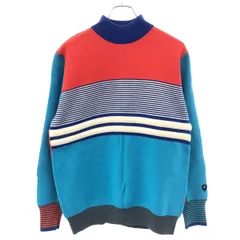 nagonstans ナゴンスタンス 22SS ski knit pullover マルチボーダーニットプルオーバー 470FS170-0000 ミックスカラー Mのサムネイル