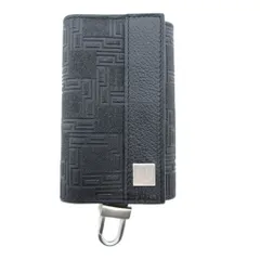 ダンヒル dunhill ディーエイト 6連 キーケース レザー 型押しロゴ 黒 ブラック /JS ■GY18のサムネイル