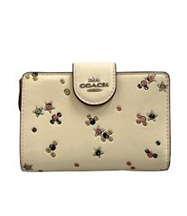 COACH コーチ コンパクトウォレット 二つ折り財布 てんとう虫