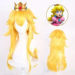 ウィッグ スーパーマリオ ピーチ姫 コスプレ アニメ リアルスカルプ コスプレ メーカー直販 CZH519P108のサムネイル