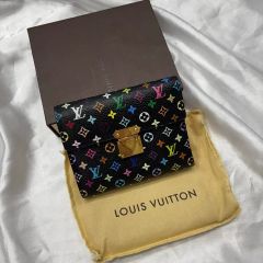 新品】ヴィトン マルチカラー 村上隆 長財布 ウォレット M92658 極希少 