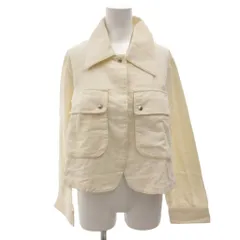 ユナイテッドアローズ UNITED ARROWS CITEN タグ付き クロップドジャケット ブルゾン F アイボリー /FFのサムネイル