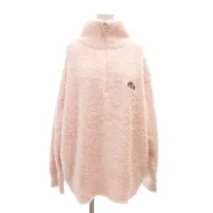 ピーチジョン PEACH JOHN タグ付き パジャマ ハーフジッププルオーバー 1 パステルピンク 桃色 長袖 ハイネック ハーフジップ ワンポイント /SC ■GY58のサムネイル