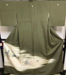 ☆専用☆未使用品 小紋 薪糊身丈167.0cm 裄丈70cm トールサイズ 正絹