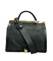 BLNOBLE パイソンレザー 2WAY ショルダーバッグ ハンドバッグ - メルカリ