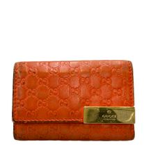 GUCCI グッチ シマ 6連 キーケース レッド - メルカリ