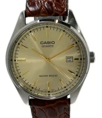 美品 カシオ 腕時計 MTP-1175 クオーツ ゴールド メンズ CASIO