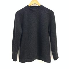 ザ・イノウエ・ブラザーズ ロイヤルアルパカ100% 長袖ニット 薄手 M 青