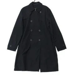 MONCLER モンクレール トレンチコート ナイロン アウター ミドル丈 ダークネイビー 6【XXXL】 レディース 【中古】