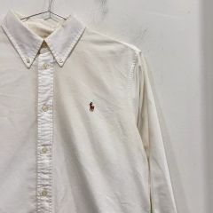 ポロラルフローレン コットン スリムフィット ピンタック シャツ 4 