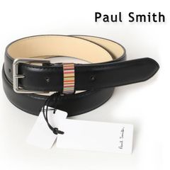 専用【新品.未使用】ポールスミスツイストループロゴ レザーベルト