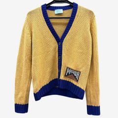 近年モデル☆未使用級】PRADA ニット セーター ロゴ 茶色 38 - メルカリ
