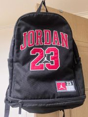 レア⭐︎JORDAN リュック バックパック ブラック フェイクレザー 黒 A4 