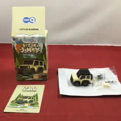 05 未使用品 TINY-Q タイニーQ SUZUKI JIMNY Camping  スズキ ジムニー プルバックカー シフォンアイボリーメタリック ブラインドボックス 送料込みのサムネイル