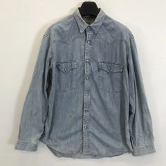 色落ち良好！90s リーバイス　デニムシャツ　ウエスタンシャツ 色落ち良好！90s リーバイス デニムシャツ ウエスタンシャツ - メルカリ