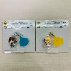 [미개봉품][2점 세트] 이치 반 쿠지 프리미엄 TYPE-MOON ~10주년 기념~ D상 스트랩 아오사키 아오코 세이버 릴리 밴프레스트 BANPRESTO