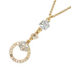 18k 豪華 大粒 ダイヤモンド ネックレス フル エタニティ 厳選 K18