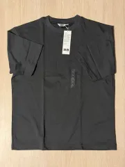(新品) ユニクロ U エアリズム コットン オーバーサイズ グレー size L
